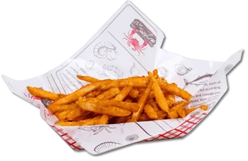 Cajun Fries — Crispy fries with cajun seasoning with a savory flavor.