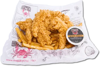 Chicken Tender Basket — 4 pieces of moist and delicious chicken tenders, cooked to perfection.