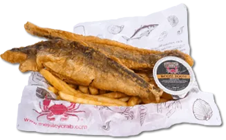 Whiting Fillet Basket — 2 pieces of deep-fried nicely seasoned whiting fillet. Available at certain locations.